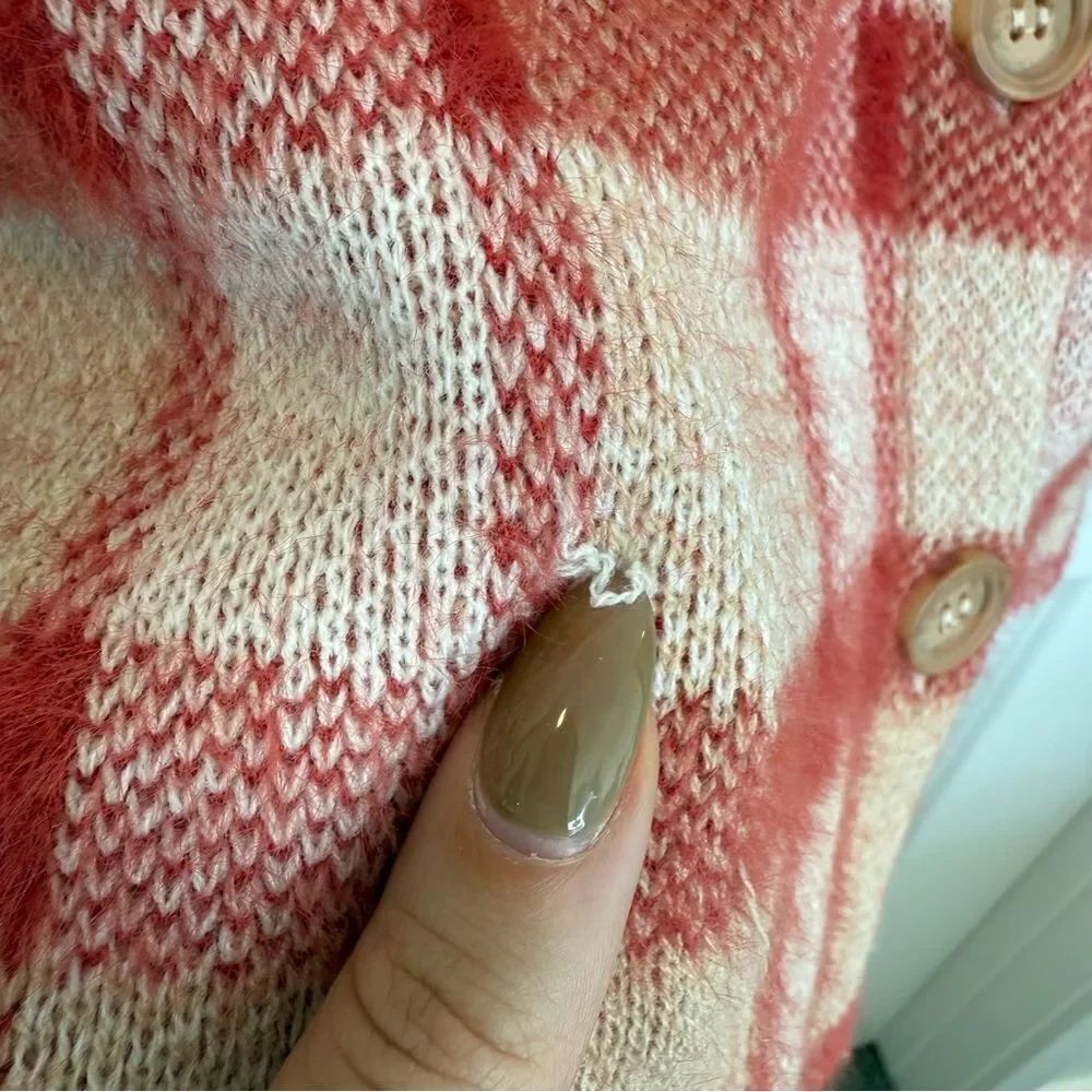 WILLIAM RAST | Plaid Button Down Sweater - Picture 4 of 11